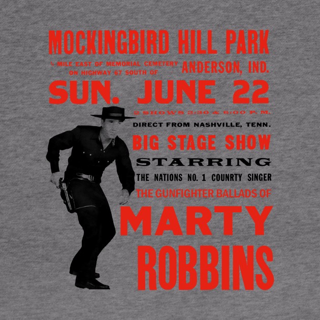 Marty Robbins Concert Poster by malamaya